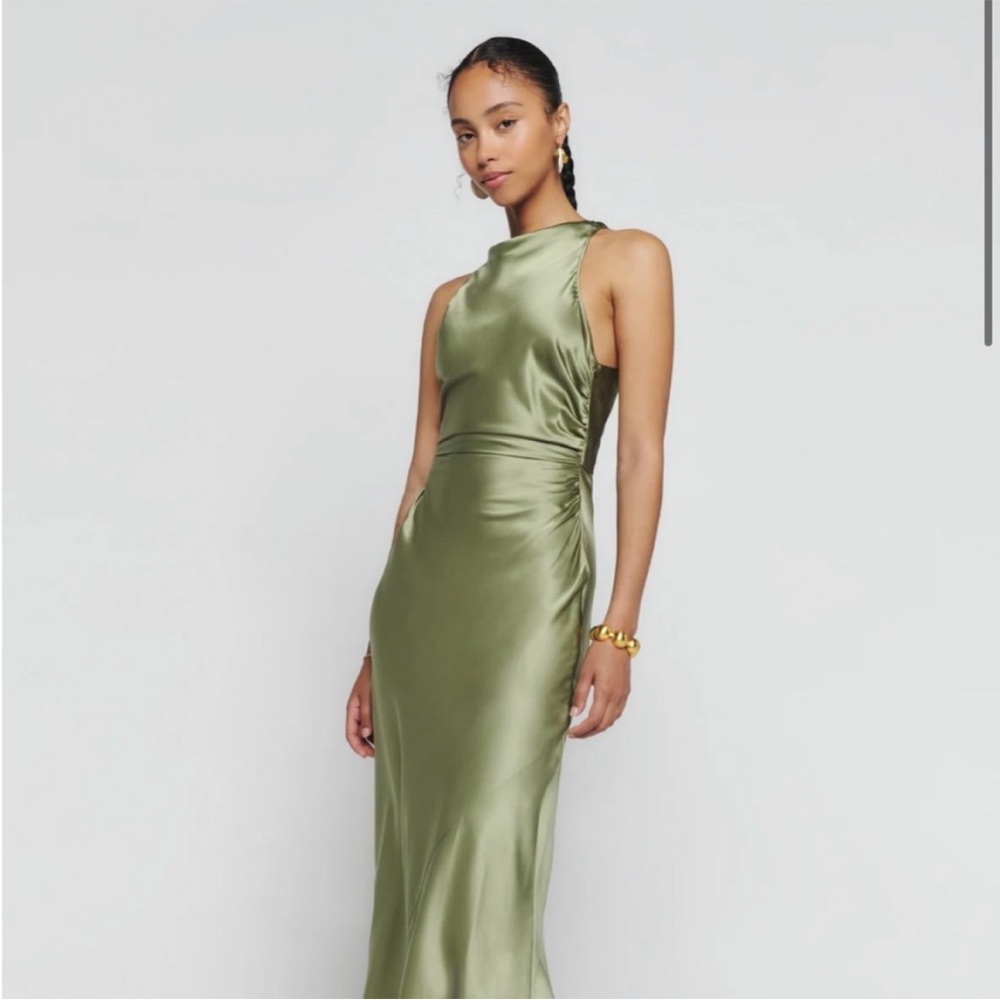 NWT Reformation Casette Silk Dress in size 8